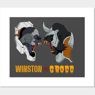 Winston VS Grodd Posters and Art